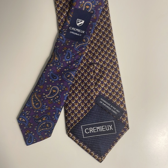 Cremieux Men’s Tie Silk All Over Dog - Picture 6 of 8